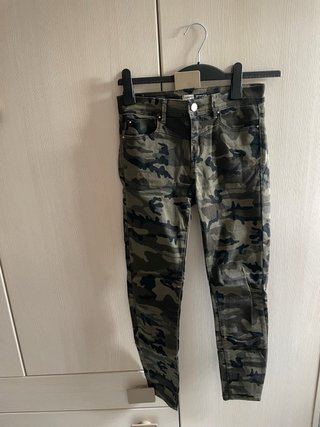 Pantalones Pitillo Camuflaje