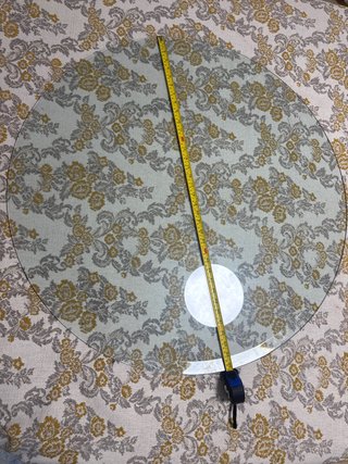 Cristal Biselado para Mesa Redonda 90cm