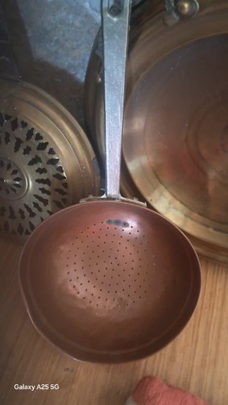 Cazo antiguo de cobre
