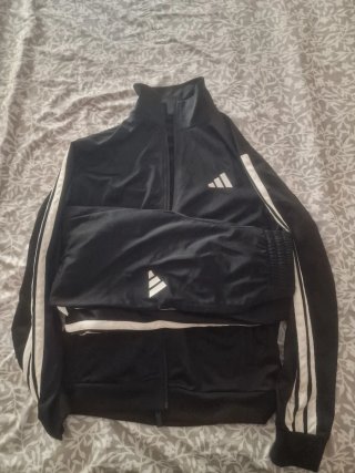 Chándal Adidas Negro y Blanco