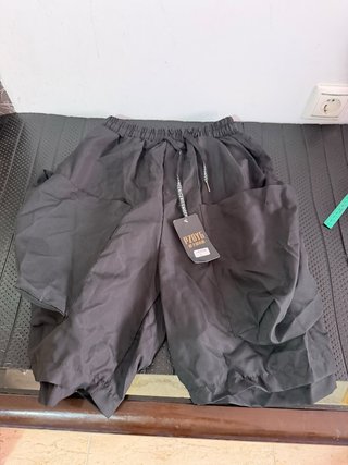 Pantalón Corto Cargo Negro PZDYG Talla L