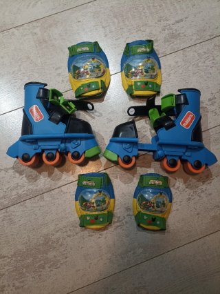 Patines Playskool con Rodilleras y Coderas