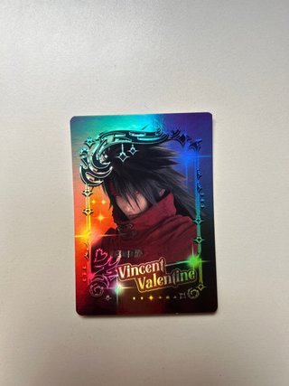 Carta Coleccionable Vincent Valentine FinalFantasy