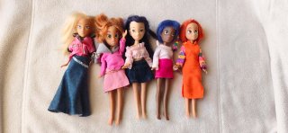 Lote de 5 muñecas W.I.T.C.H.