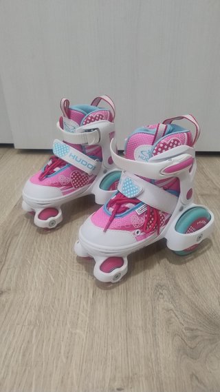 Patines Infantiles 4 Ruedas Hudora Talla 30-33