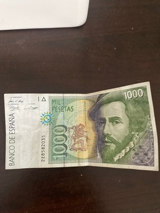 Billete de 1000 Pesetas Hernán Cortés