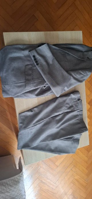 Traje de Caballero Gris