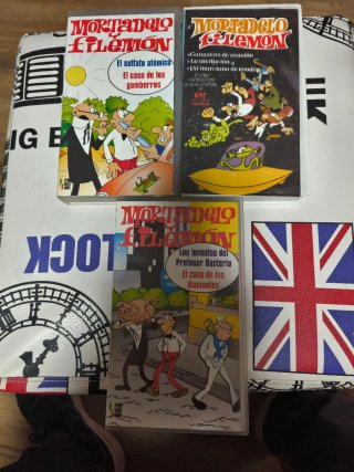 3 Películas Mortadelo y Filemón (VHS)