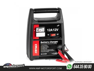 CARGADOR PARA BATERÍA CON INDICADOR (FUSÍBLE) 12A, 12V AMiO SBC-12A