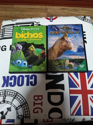 2 Películas DVD Disney: Bichos y Dinosaurio