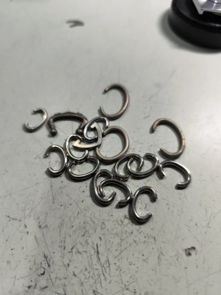 Lote de argollas para reloj de bolsillo