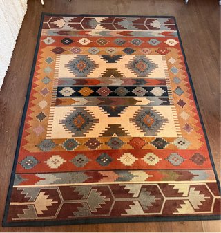 Alfombra con Estampado Étnico