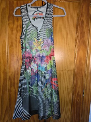 Vestido Desigual Estampado