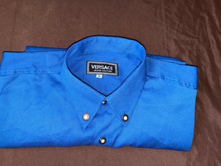 Camisa Versace Jeans Couture Azul Talla M