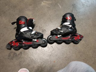 Patines en línea Oxelo talla 30-32 y regalo protec