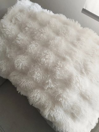 Manta Blanca para Sofá
