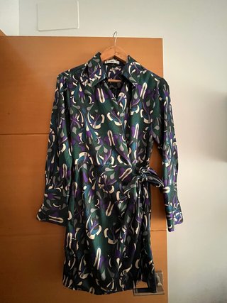 Vestido Mango Estampado Talla M