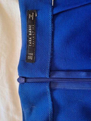 Minifalda Zara Azul Klein Talla M