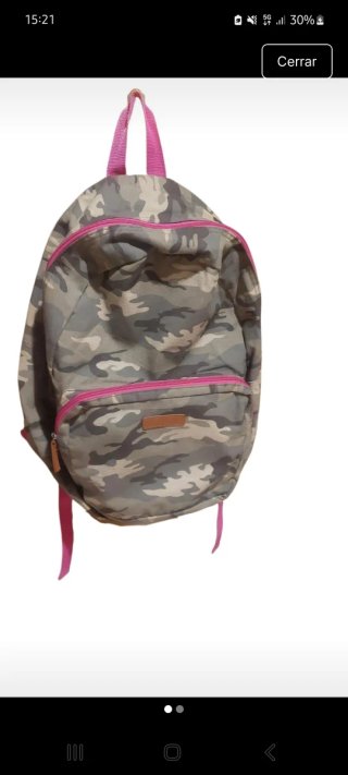 Mochila Estampado Camuflaje