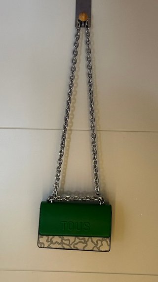 Bolso TOUS Verde y Beige