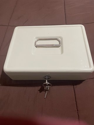 Caja Fuerte de Metal Beige