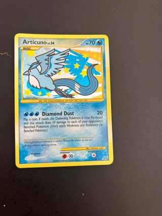 Carta Pokémon Articuno LV.34