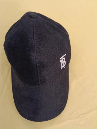 Gorra de béisbol Burberry negra