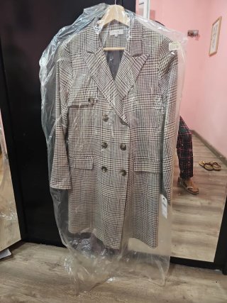 Vestido Gabardina Estilo Chaqueta Talla 40 NUEVO*