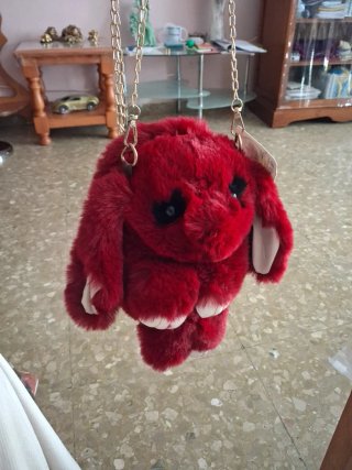 Bolsito de Peluche Rojo