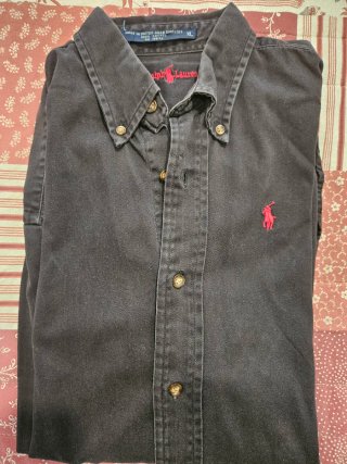 Camisa Ralph Lauren Negra Talla L