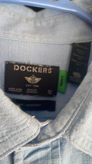 Camisa Dockers Azul Talla M