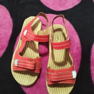 Sandalias Rojas Idbi Talla 41