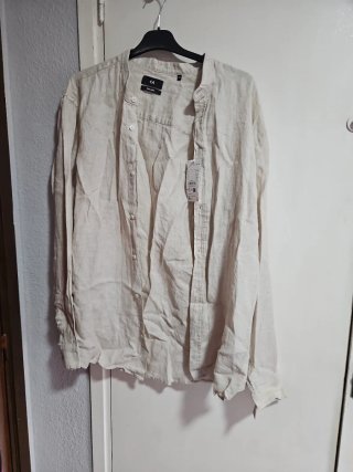 Camisa de Lino C&A Beige