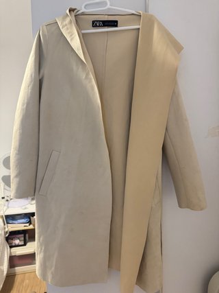 Abrigo Beige Zara Talla XS