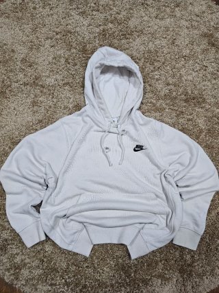 Sudadera Nike Blanca Y2K Casual Vintage
