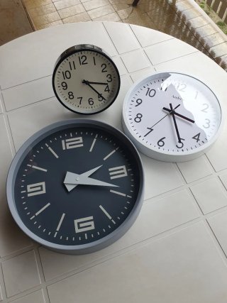 Set de 3 Relojes de Pared