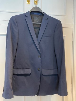 Chaqueta Hombre Zara Azul Talla 48