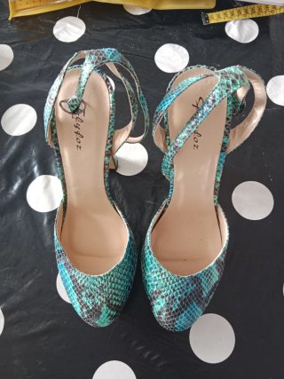 Zapatos de Plataforma Estampado Animal