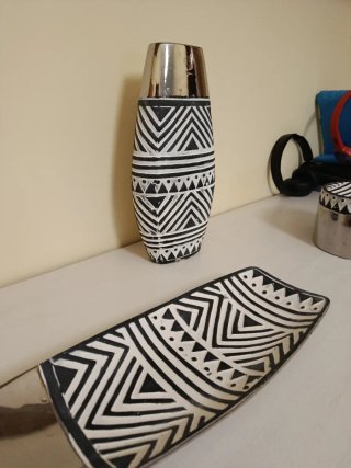 Set de Decoración con Motivos Geométricos