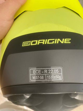 Casco Moto Origine Amarillo