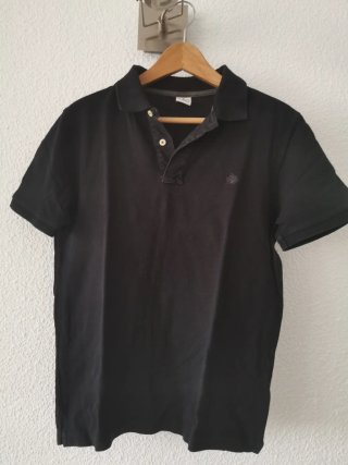 Camiseta polo negra