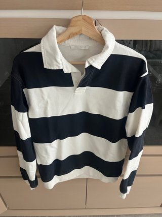 Polo de manga larga Zara rayas
