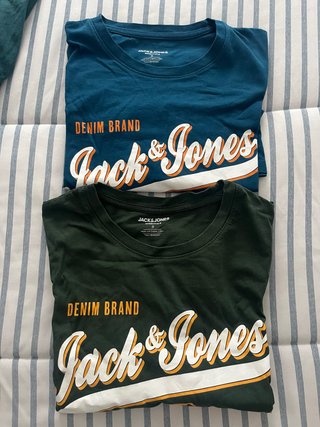 2 Camisetas Jack & Jones Talla S