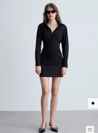 Vestido Mango Azul Marino Talla XL