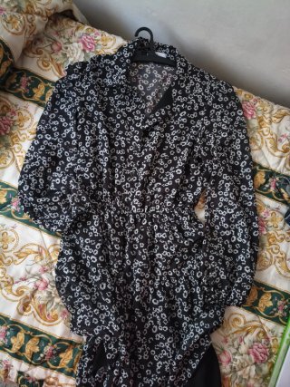 Vestido de otoño estampado