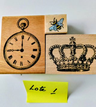 Varios lotes de Sellos de Madera
