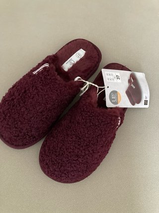 Pantuflas Polares Up2 Fashion Rojas Talla 37
