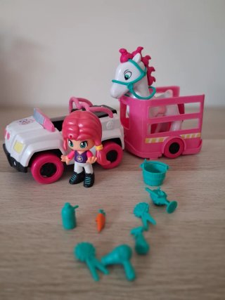 Set Pinypon con Coche, Remolque y Figura