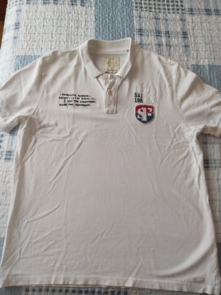 Polo Esprit Blanco Talla L