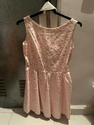 Vestido de evento rosa